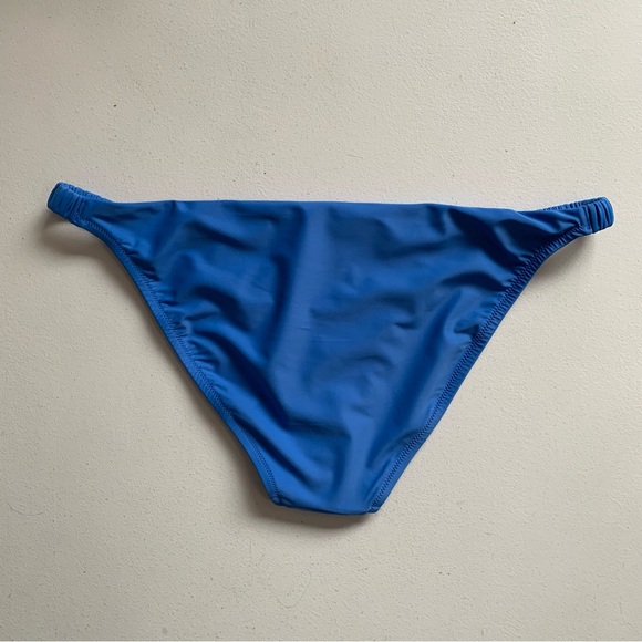 J Crew Scrunchie Strap Bikini Bottom Size XL Full Coverage Sail Blue NWT - Picture 5 of 14